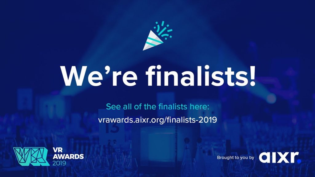 Oxford VR shortlisted for VR Healthcare of the Year