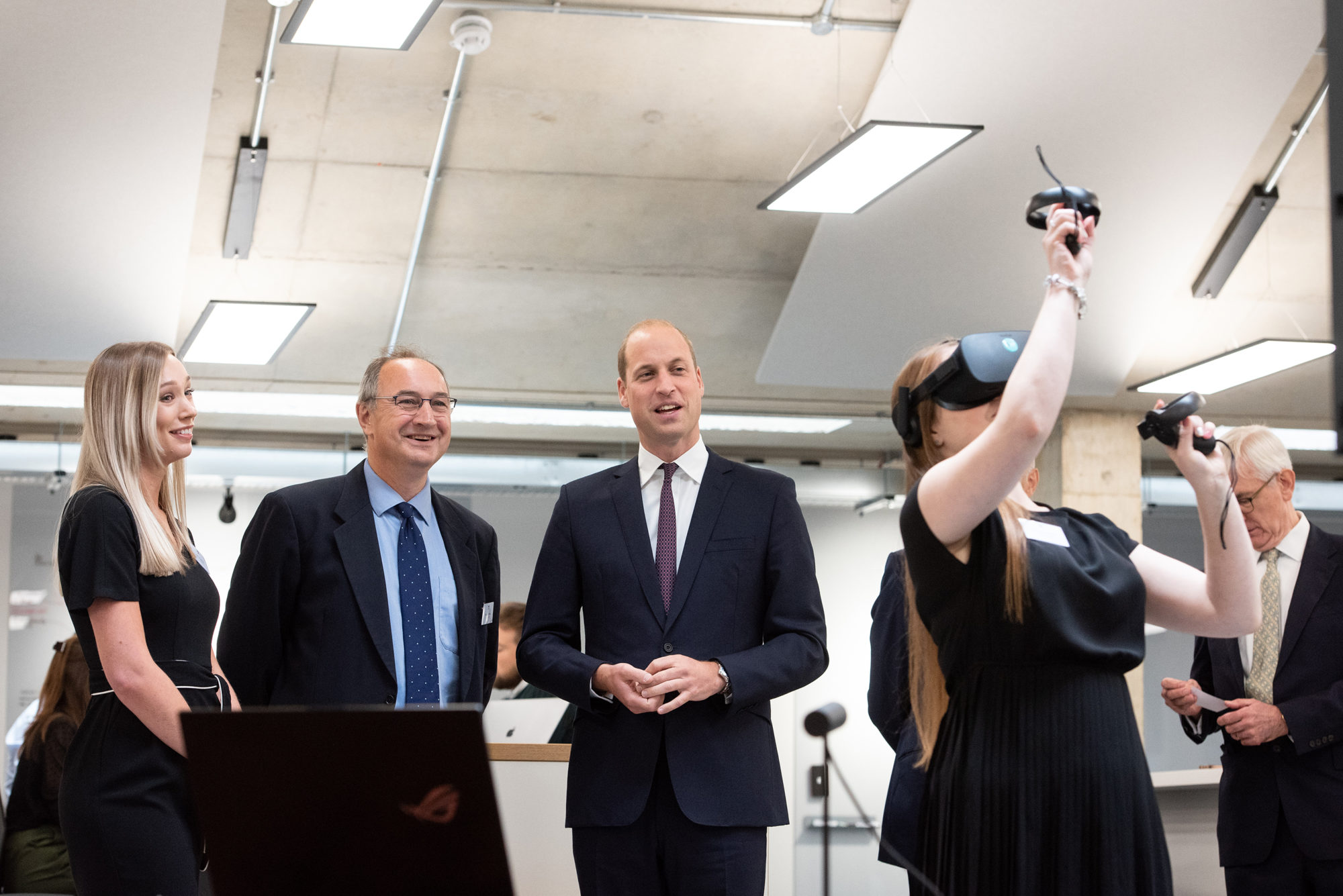 HRH the Duke of Cambridge visits Oxford and learns about Oxford VR’s immersive technology